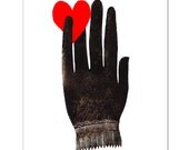 Hand with Heart - ART Print 8 x 10
