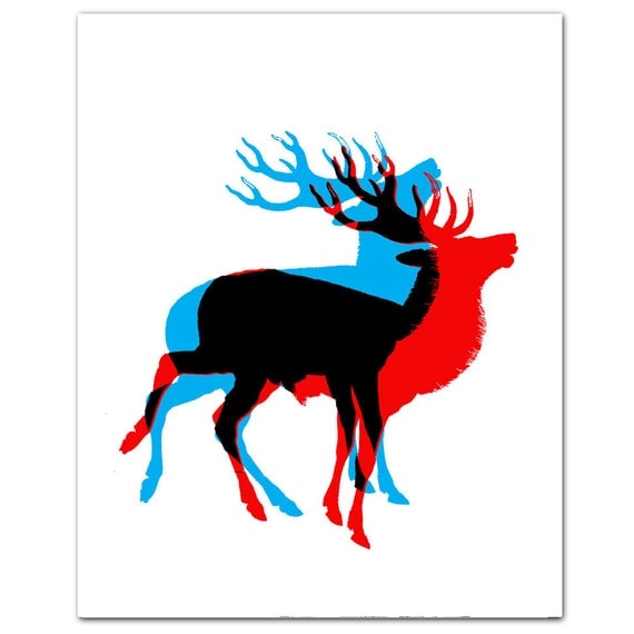 Deer - ART Print 8 x 10"