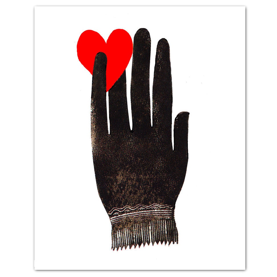 Hand with Heart - ART Print 8 x 10