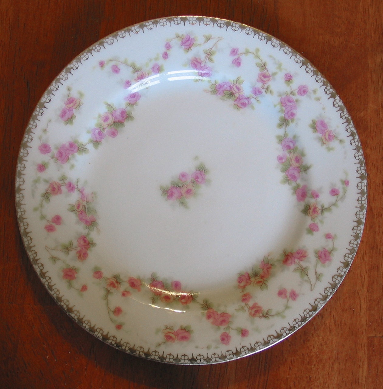 Dainty Adolf Persch Porcelain Bread and Butter Plate
