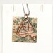 Copper Scroll Pendant