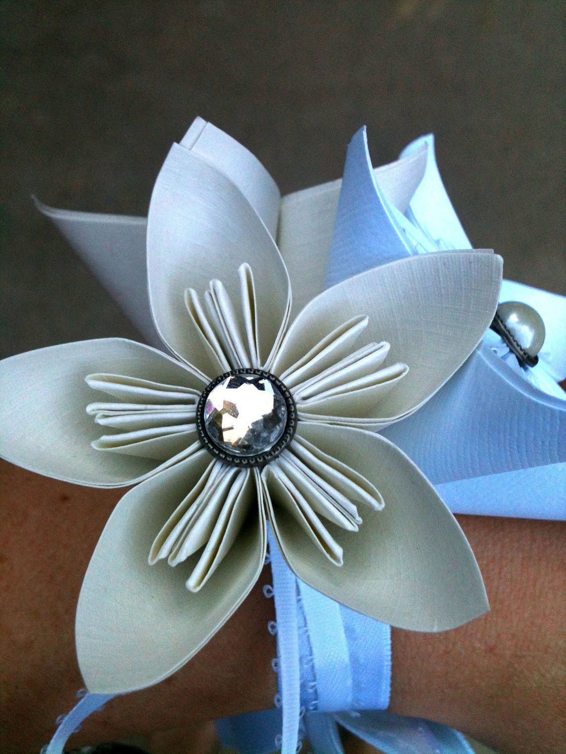 Origami corsage kusudama flower made to order
