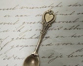 Spoon pendant - in brass