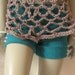 Turquoise shorts for slim MSD