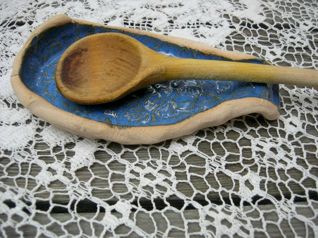 Blue Lace Spoonrest