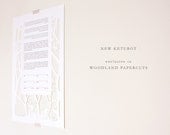 Forest papercut ketubah