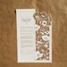 Poppy Flowers papercut ketubah
