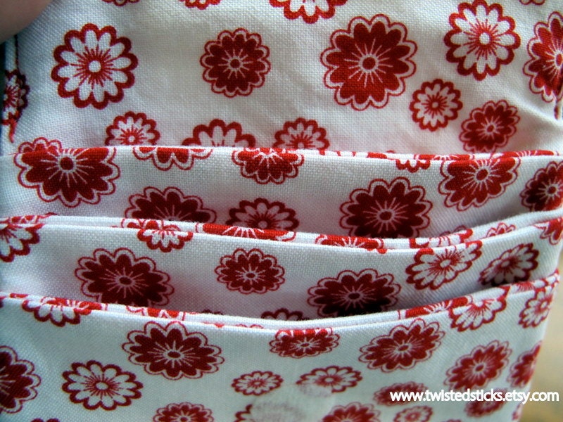 Credit Card Holder, Credit Card Wallet, birds, red and white flowers