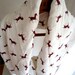 Upcycled Circle Scarf Horse Western Rustic Vintage Fabric infinity scarf Women light airy Silky Fabric Country Cowboy