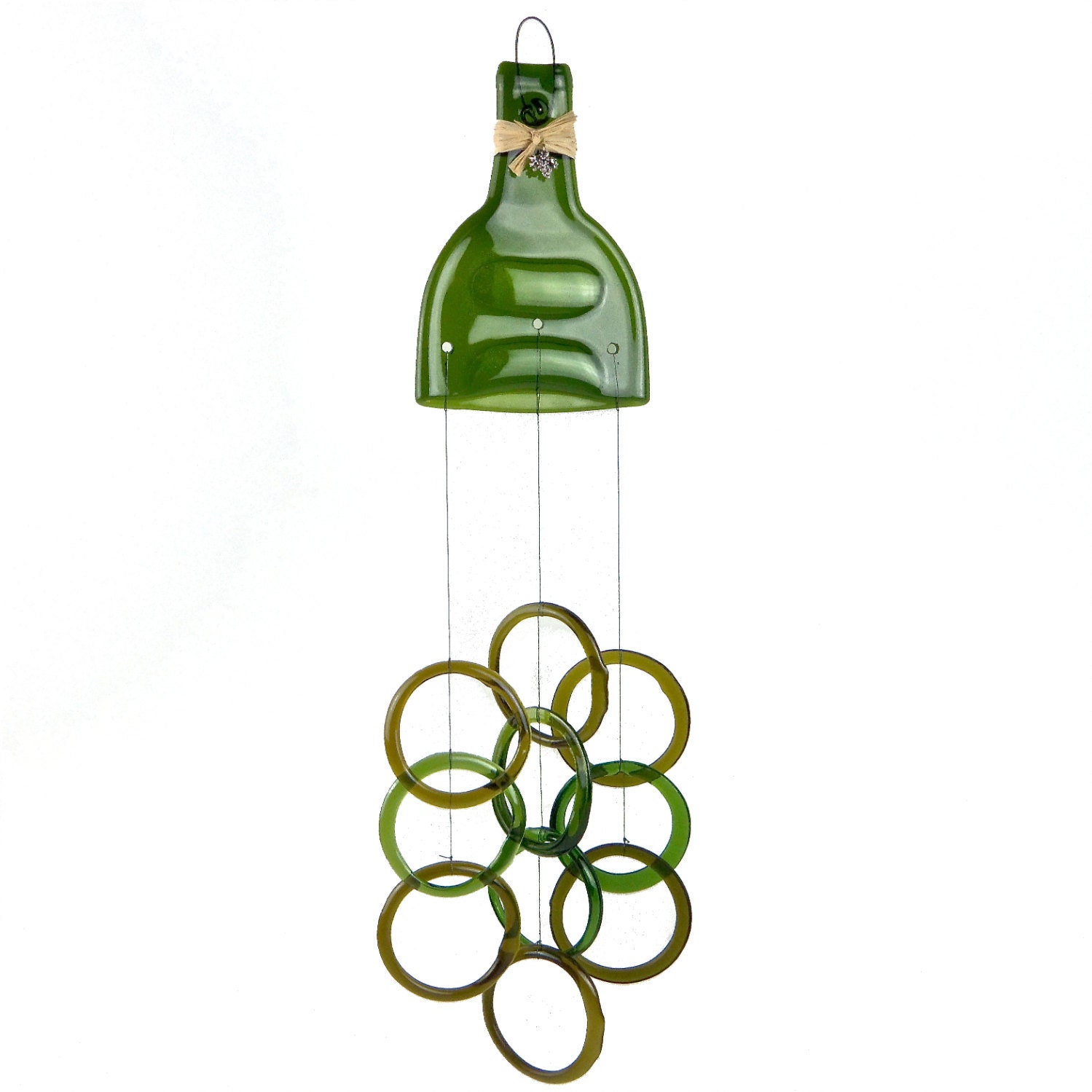 Wine Bottle Wind Chime