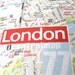 London Map Cushion