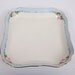 Limoges Platter Hand Painted Pink Rose SquareTray France Antique Serving