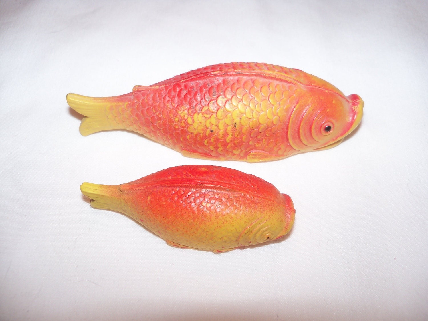 2 Golden Koi Fish Celluloid Toys From the 1930's by BGMvintage