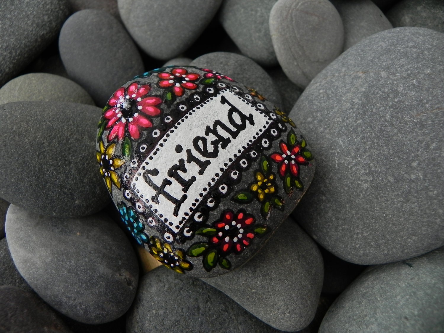 My Forever Friend / Painted Rock / Sandi Pike Foundas