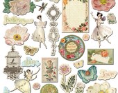 Fairy Belle Chipboard Embellishment Pieces by Jodie Lee for Prima Marketing