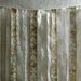 Burlap backdrop streamer,  5' x 6' TALL lace and ribbon for weddings, Chandelier streamer for weddings