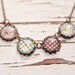 Rustic bib necklace - Simple jewelry - Free Worldwide Shipping - Gift for her under 35 USD
