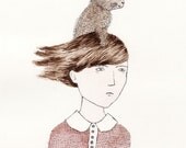 Custom Portrait of You and Your Imaginary Pet