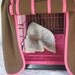 Crate Bedding Cover Color Blocking in Pink and Brown