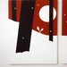 Red Fox Painting - Animal Silhouette Nursery Art - Red White & Black - Winter Christmas Snow Forest Wall Art 18 x 24 (Set of 4)