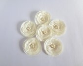 Ivory Poppies Embellishment