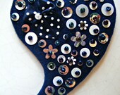 OOAK Handmade Felt Brooch - LOVE Collection - Take a Bow