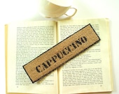 Burlap Bookmark Cappuccino - Upcycled Coffee Sack