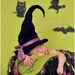 Halloween witch baby hat, perfect newborn photo prop and Halloween costume