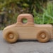 Truck Redwood Wood Toy Car