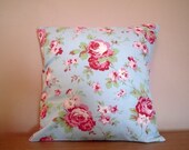 Floral Pillow Cover made from Cath Kidston Rosali Fabric