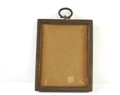 Gold Metal Engraved Frame, 3.5 x 4.5 inches
