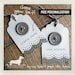 All Buttoned Up. Personalized Gift Tags (Set of 12) -- (Vintage-Style, Bridal Shower, Rustic Wedding, Baby Shower, Thank you, Button Tags)