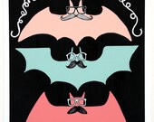 The Bat Stache - Illustration by: Taren S. Black