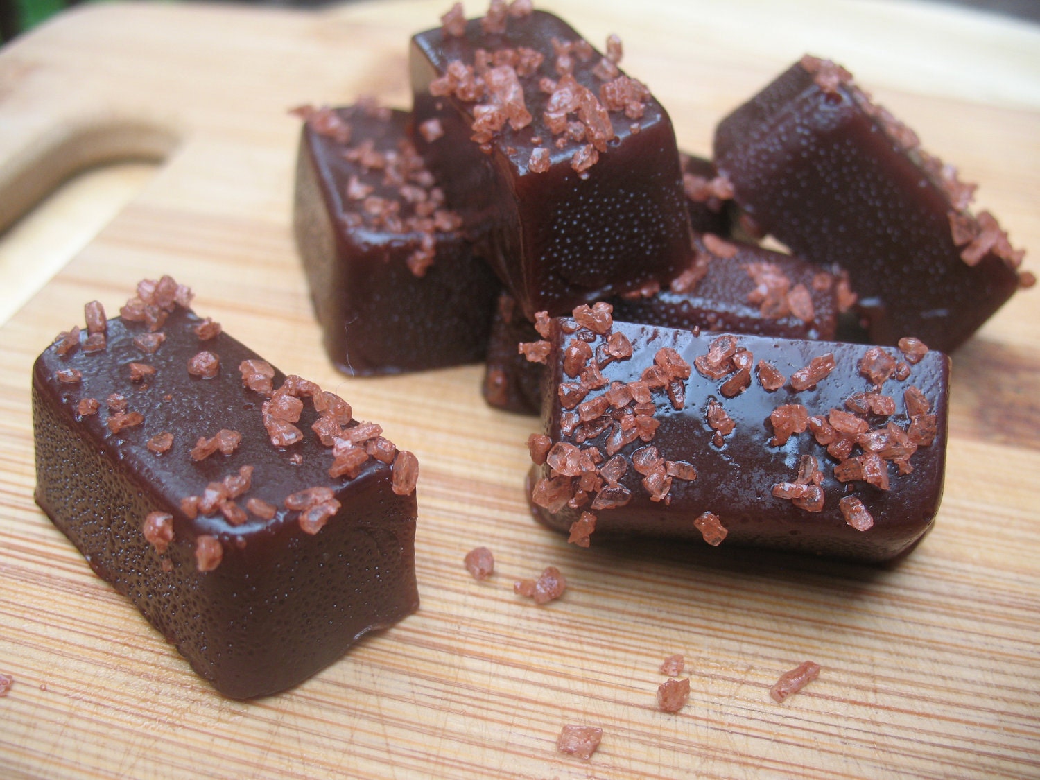 Vegan Organic Dark Chocolate Sea Salt Caramels