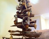 TREASURY ITEM-Driftwood Tree (pictured) 3 1/2 feet x 3 feet fully decorated with colors of your choice