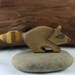 Raccoon Wooden Toy - Nature Table - Waldorf Animal