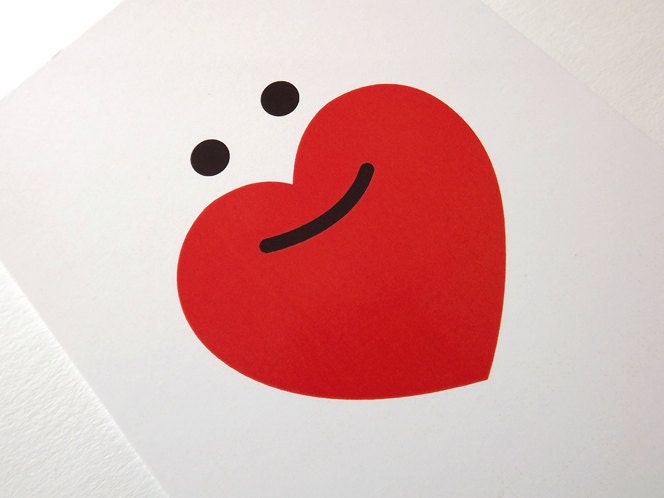 Love Beards A6 Valentine's Card by hello DODO