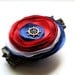 nautical brooch fabric brooch navy red white