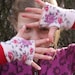 Girls Fingerless Gloves , Wool Arm Warmers, Childrens Mittens, fingerless gloves kids. Present for girls, Gift idea for GIRLS