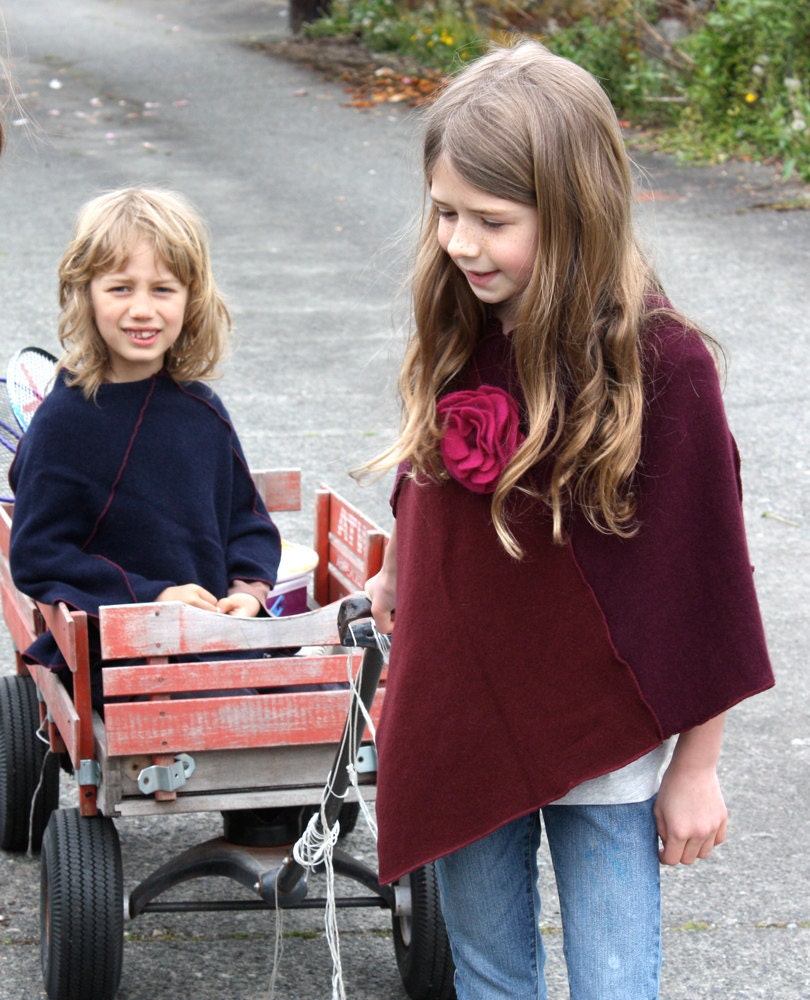 CHILDRENS CLOTHING Girls Cashmere Poncho, Clothing for Children, Kids Poncho, Children's clothing, spring clothing, Children
