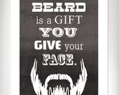 BEARD GIFT Art Print 11x17 by Rob Osborne