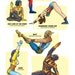 SUPERHERO YOGA Super Pop Art Print 11x17 by Rob Osborne