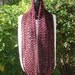 Infinity Eternity Cowl Neck Warmer Scarf Garnet Burgundy Soft Cluster Crochet MADE TO ORDER