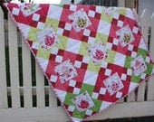 Quilt Pattern - Strawberries and Tea Cot Quilt - PDF Version