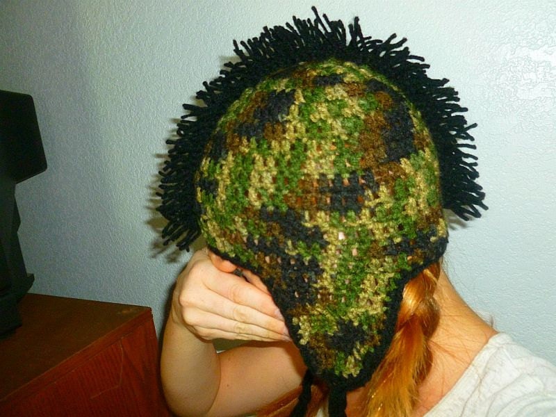 Mohawk Beanie- PDF pattern