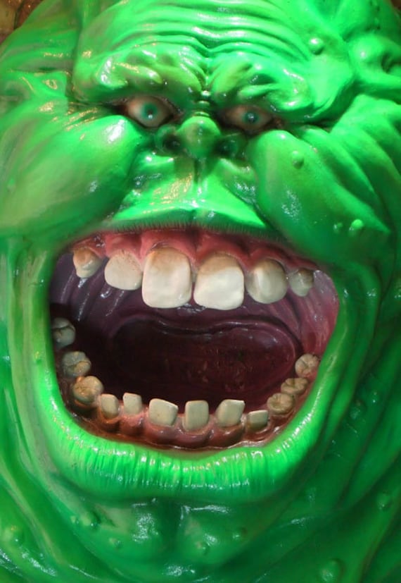 Life Size Ghostbusters Slimer 3D Wall Art Scale 1:1 Prop