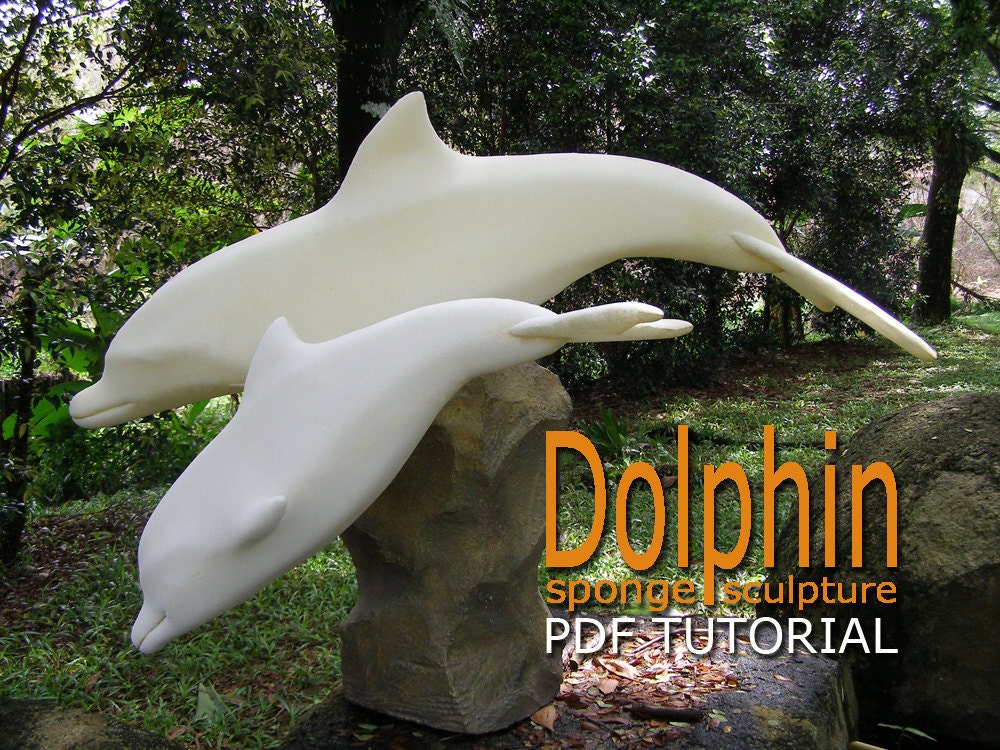 Dolphin Sculpture PDF Tutorial DIY Sculpt Lesson
