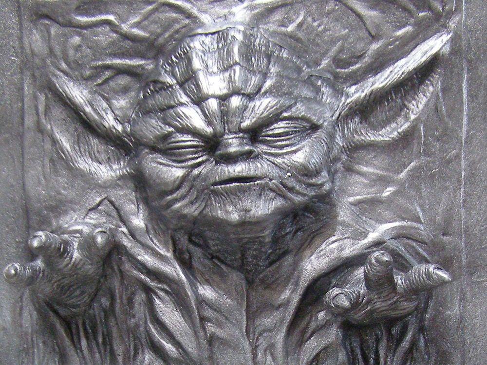 Life size Star Wars YODA Carbonite Wall Art Decor