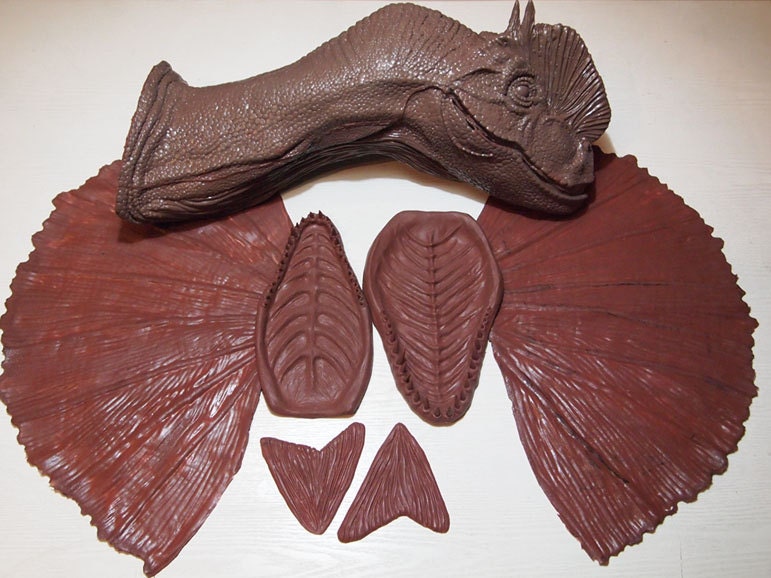Life Size Dilophosaurus Model Kit Prop 1:1 lifesize JP Spitter