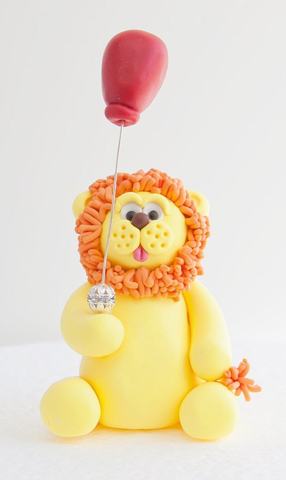 Cute Little Lion Cake Topper